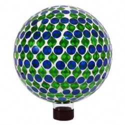 Stunning Outdoor Garden Ball in Mosaic Craft