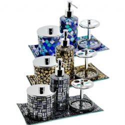 Wholesale Different Style Mosaic Bathroom Set